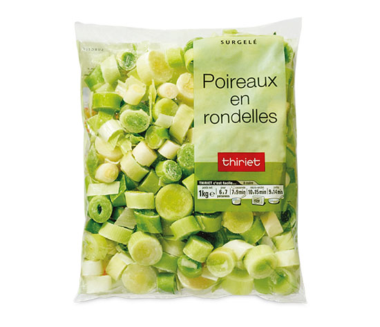 Poireaux en rondelles