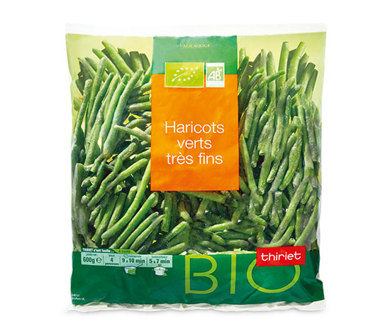 Haricots verts très fins biologiques