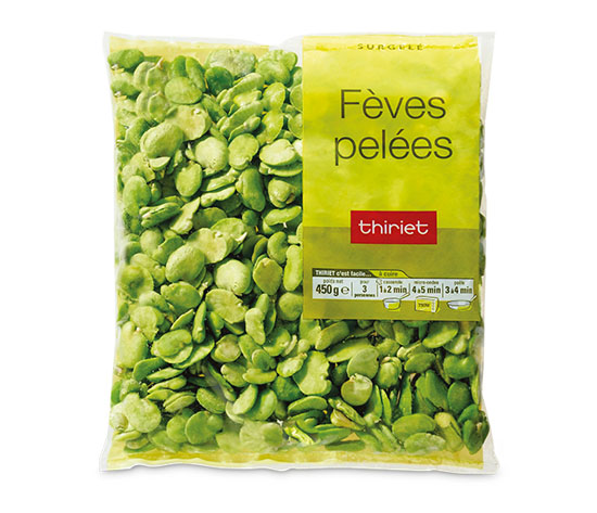 Fèves pelées