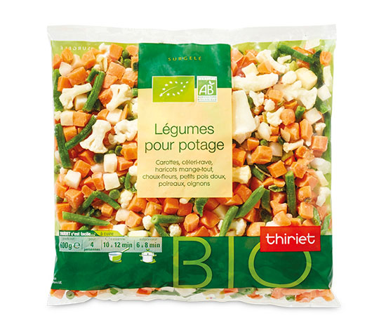 Légumes pour potage biologiques
