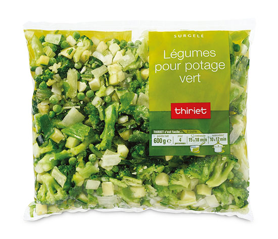 Légumes pour potage vert