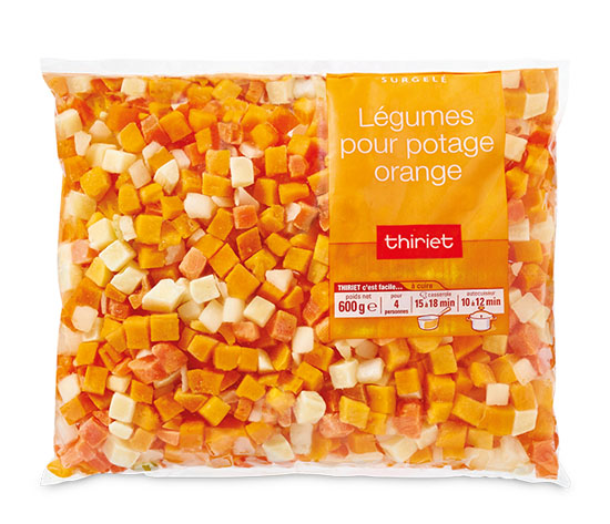 Légumes pour potage orange