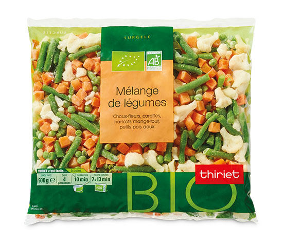 Mélange de légumes biologiques