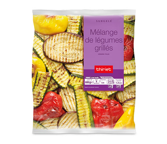 Mélange de légumes grillés