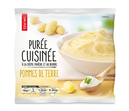 Purée de pommes de terre cuisinée