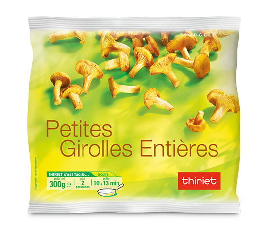 Petites girolles entières