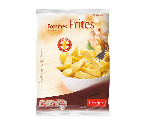 Frites 'coupe large'