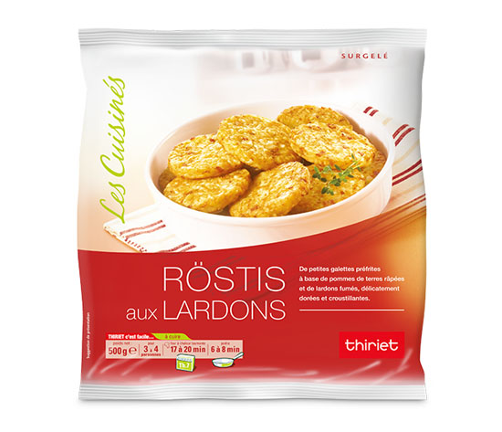 Röstis aux lardons préfrits