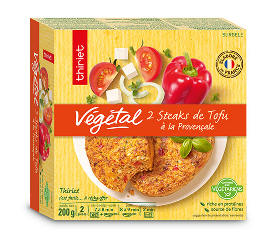 2 Steaks de tofu à la provençale
