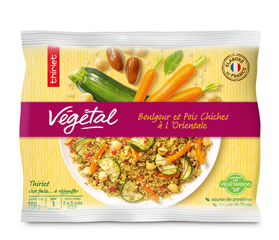 Boulgour et pois chiches à l’orientale