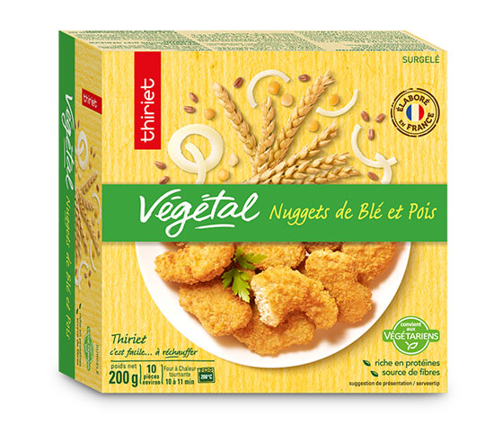 Nuggets de blé et pois