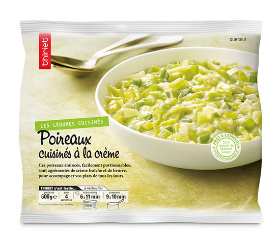Poireaux cuisinés à la crème