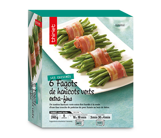 6 Fagots de haricots verts extra-fins