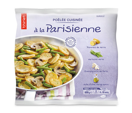 Les 2 poêlées cuisinées à la parisienne 