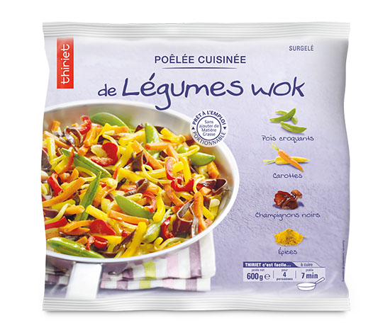 Poêlée cuisinée de légumes wok