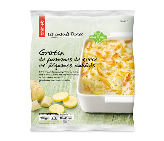 Gratin de pommes de terre et légumes oubliés