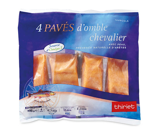 4 Pavés d'omble chevalier