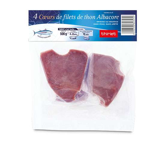 4 Cœurs de filets de thon Albacore