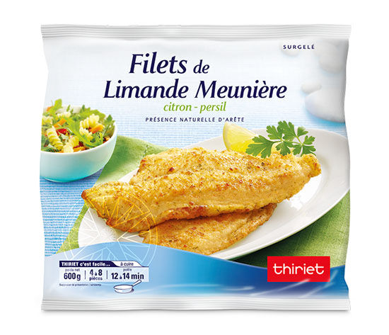 Filets de limande meunière citron/persil