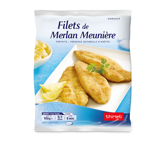 Filets de merlan meunière