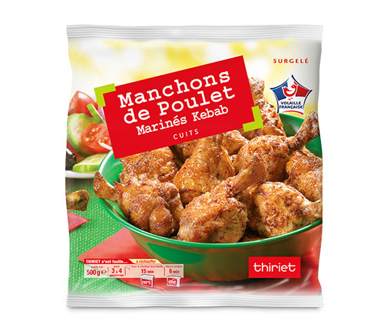 Manchons de poulet marinés Kébab