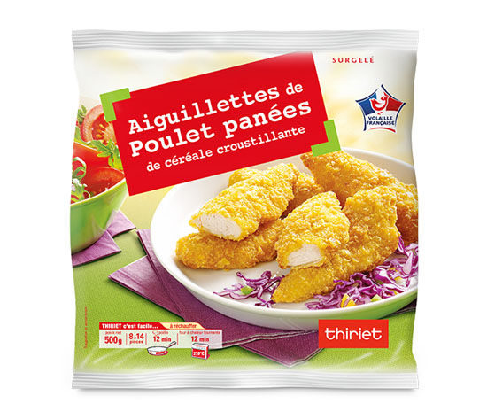 Aiguillettes de poulet panées
