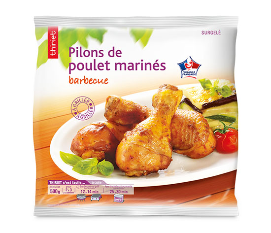 Pilons de poulet marinés barbecue