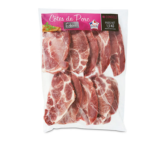Côtes de porc échine