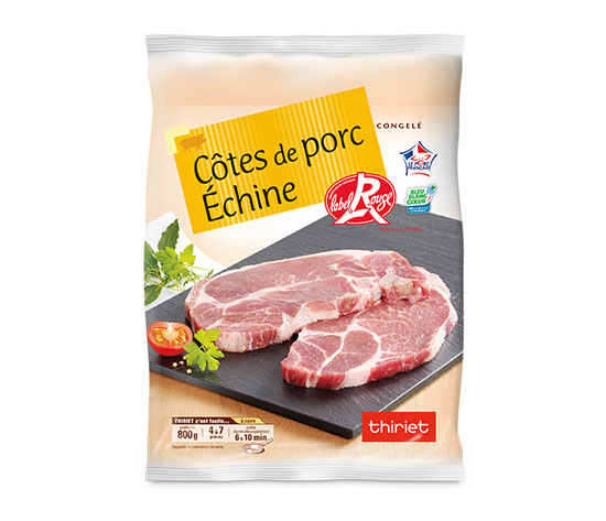 Côtes de porc échine