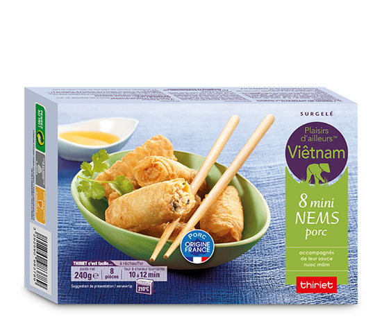 8 Mini nems porc
