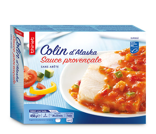 Colin d'Alaska sauce provençale