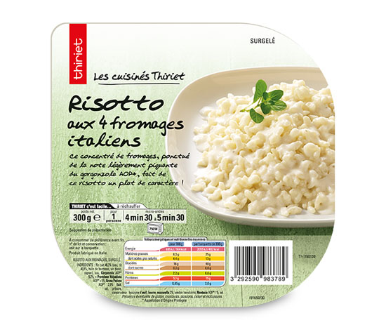 Risotto aux 4 fromages italiens