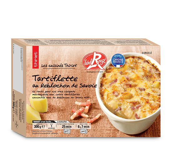 Tartiflette gratinée au reblochon de Savoie AOP