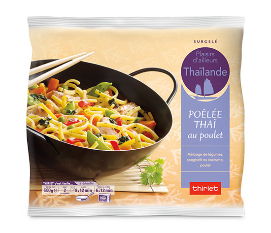 Poêlée thaï au poulet