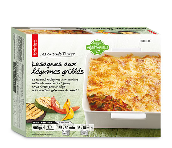 Lasagnes aux légumes grillés