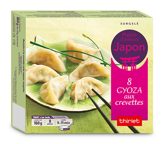 8 Gyoza aux crevettes