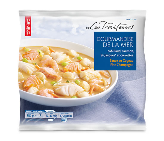 Gourmandise de la mer sauce Cognac Fine Champagne