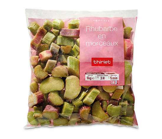 Rhubarbe en morceaux