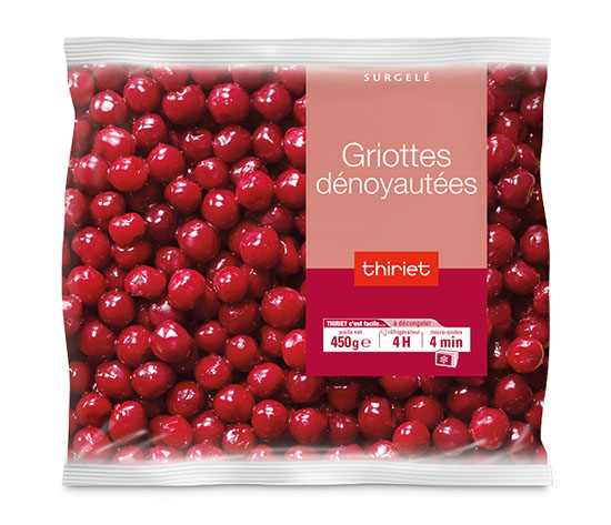 Griottes dénoyautées