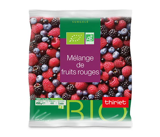 Mélange de fruits rouges biologiques