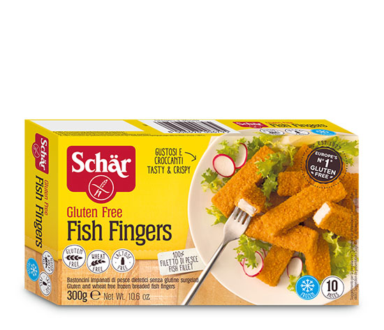 10 Bâtonnets de poisson panés sans gluten