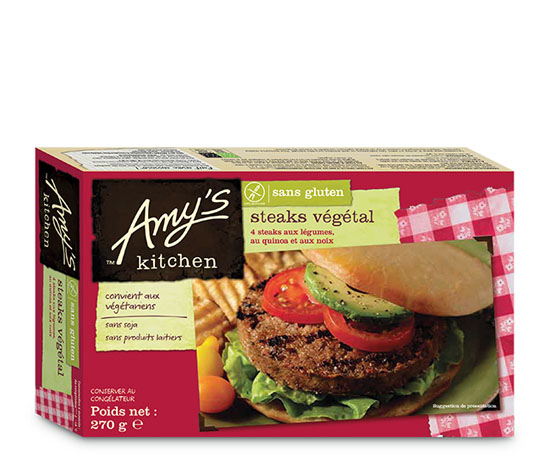 4 Burgers végétariens sans gluten