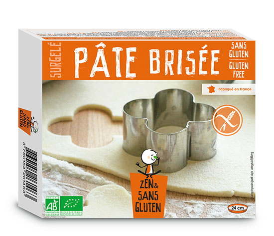 Pâte brisée biologique sans gluten