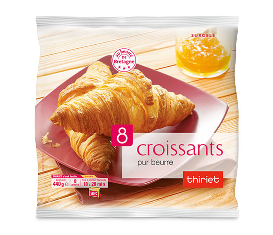 8 Croissants pur beurre