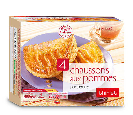 4 chaussons aux pommes pur beurre