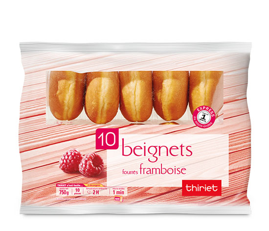 10 Beignets fourrés framboise