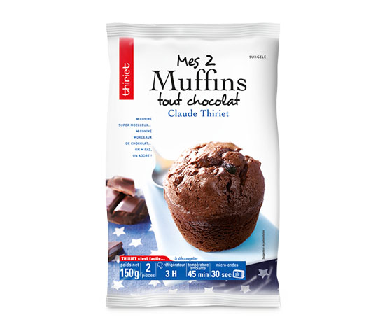 2 Muffins tout chocolat