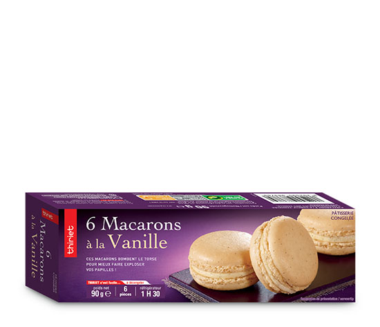 6 Macarons à la vanille