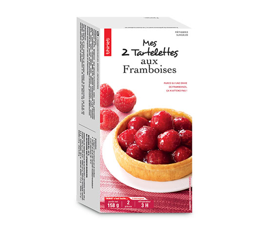 2 Tartelettes aux framboises