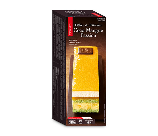 Délice du pâtissier coco mangue passion